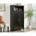 Sauder Edge Water Storage Cabinet Eb , Hidden storage behind doors for proficient organization and privacy 434815